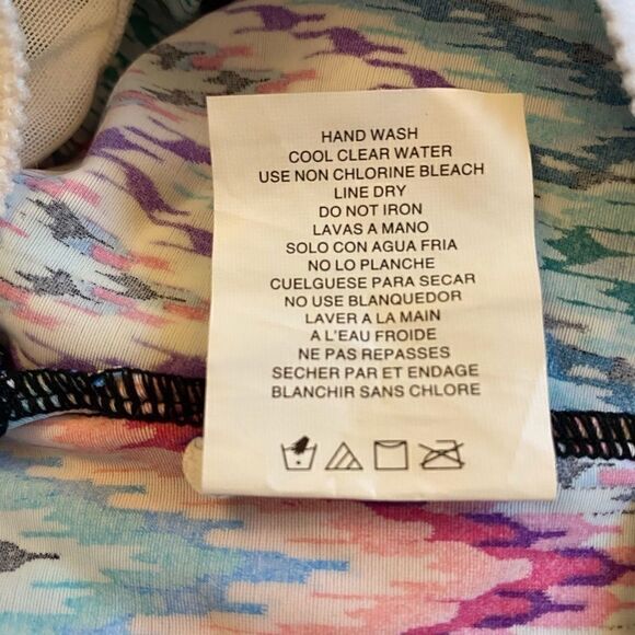 Swim solutions twister Bra printed  tankini Top - Picture 5 of 7